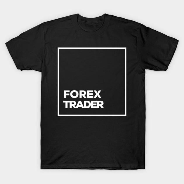 Forex Trader Square Box T-Shirt by NikiRaak Designs